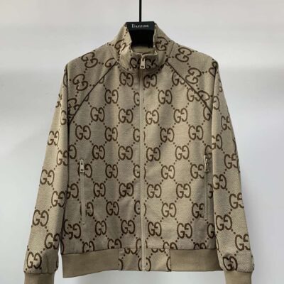 秋冬新品古馳Gucci高仿男裝夾克立領薄外套