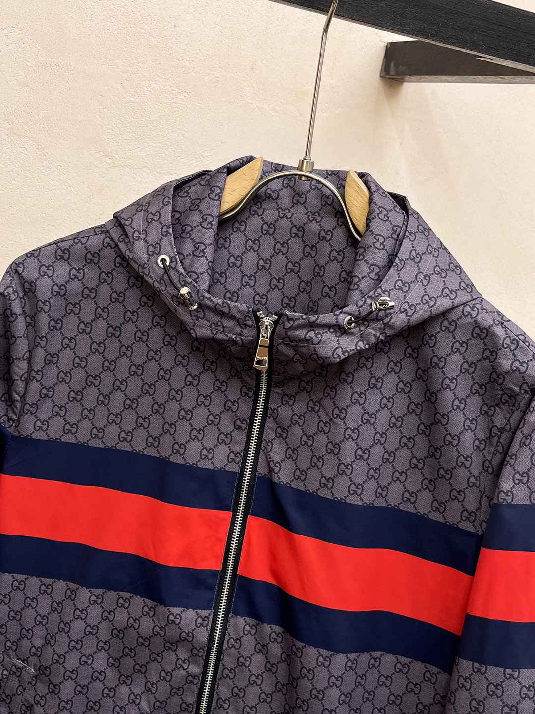 Gucci古馳頂級原單2024秋冬新品時尚運動衫連帽夾克