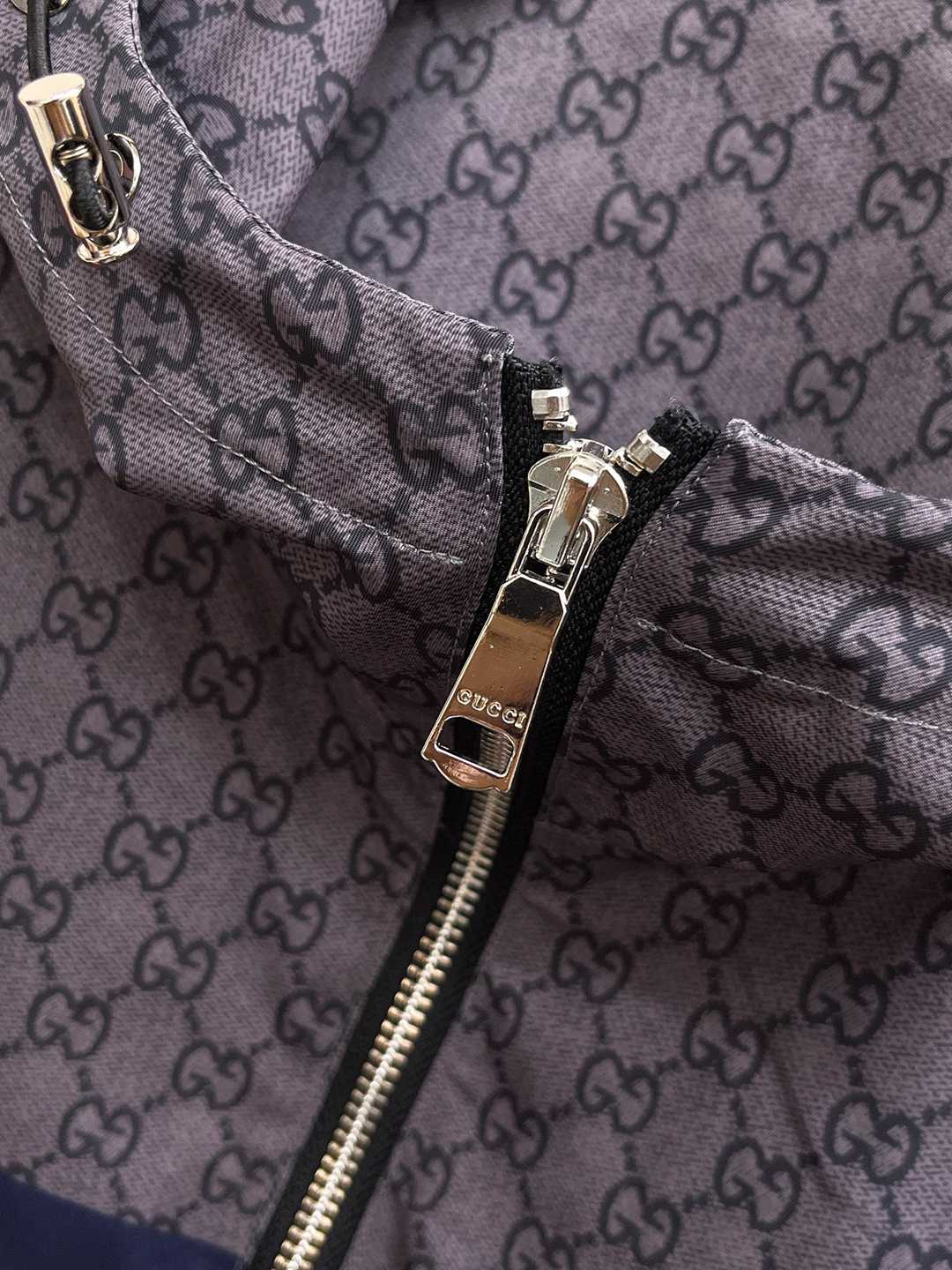 Gucci古馳頂級原單2024秋冬新品時尚運動衫連帽夾克
