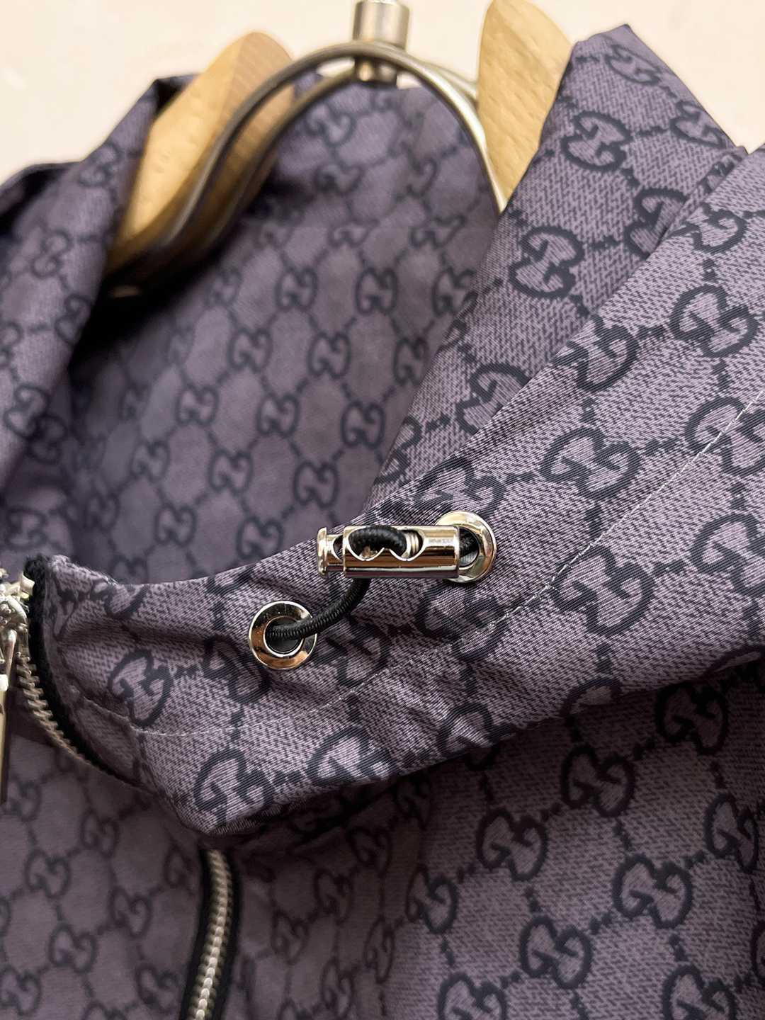 Gucci古馳頂級原單2024秋冬新品時尚運動衫連帽夾克