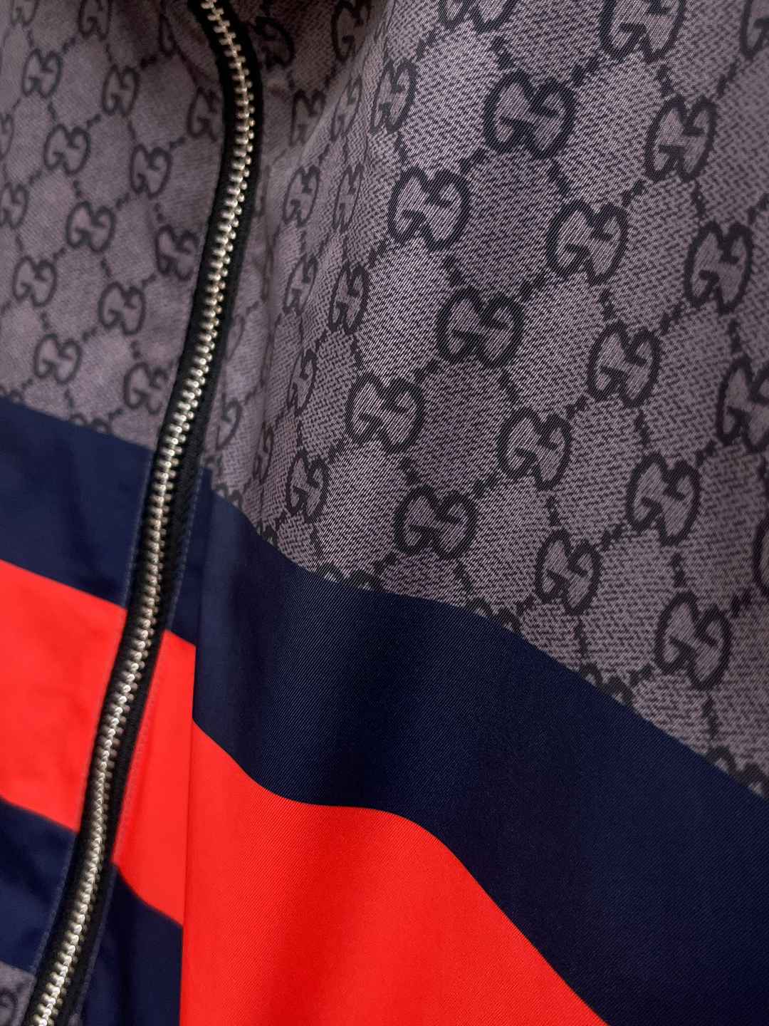 Gucci古馳頂級原單2024秋冬新品時尚運動衫連帽夾克