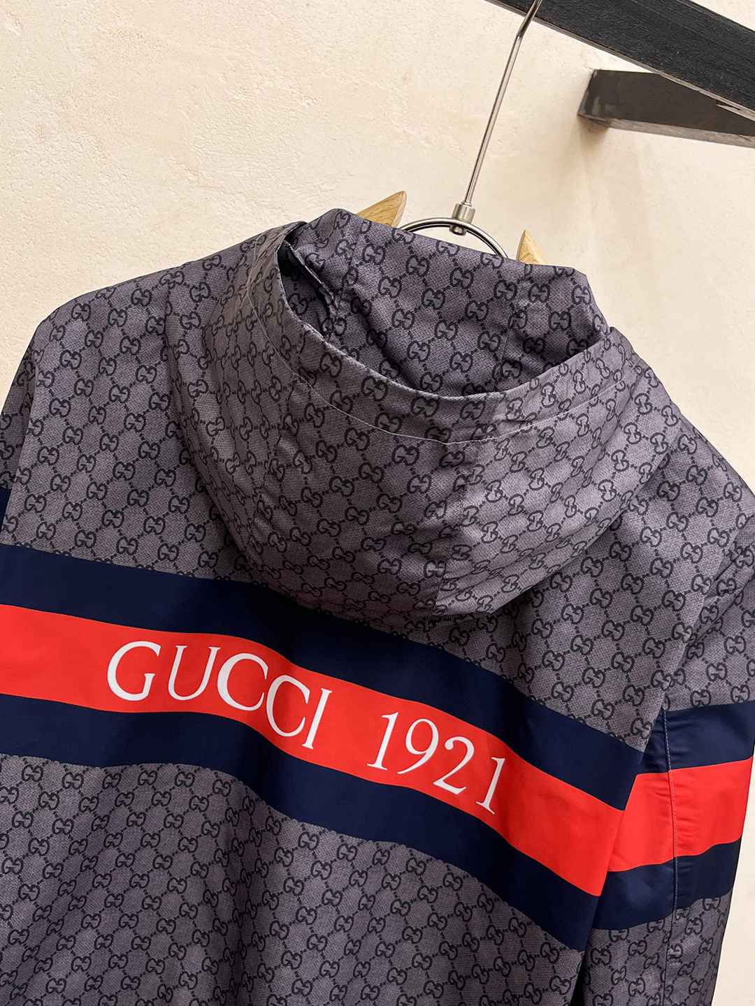 Gucci古馳頂級原單2024秋冬新品時尚運動衫連帽夾克