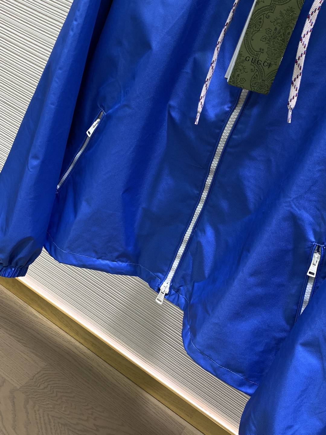 2024Gucci頂級精品衣服春秋新品時尚連帽外套專櫃同步連帽夾克外套