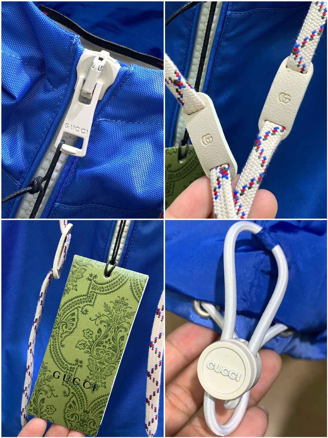 2024Gucci頂級精品衣服春秋新品時尚連帽外套專櫃同步連帽夾克外套