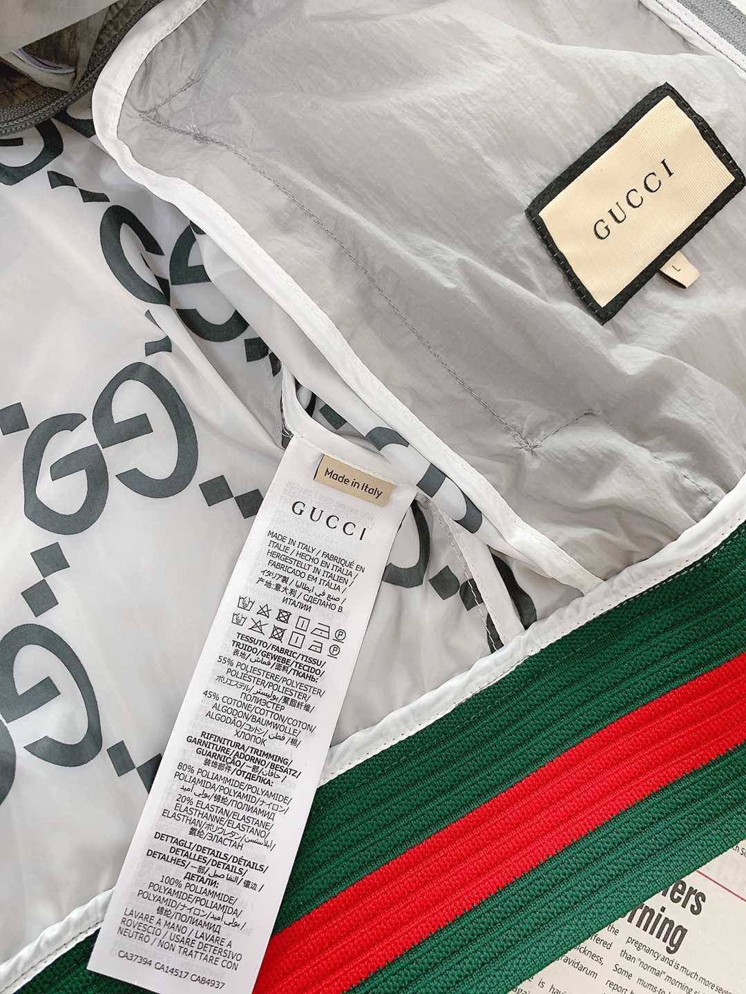頂級高仿Gucci秋冬新品時尚棒球領夾克外套