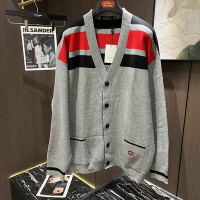 Gucci最高版本秋冬羊毛開衫外套一比一衣服專櫃同步運動衫