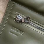 複刻原單loewe羅意威包包 Flamenco satchel 郵差包手袋 橄欖色