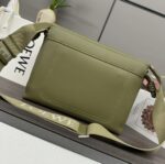 複刻原單loewe羅意威包包 Flamenco satchel 郵差包手袋 橄欖色