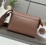複刻原單loewe羅意威包包 Flamenco satchel 郵差包手袋 棕色