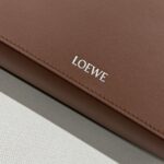 複刻原單loewe羅意威包包 Flamenco satchel 郵差包手袋 棕色