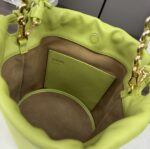 複刻loewe羅意威包包 Flamenco Purse Bucket水桶包 茴芹綠
