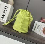 複刻loewe羅意威包包 Flamenco Purse Bucket水桶包 茴芹綠