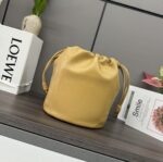 複刻loewe羅意威包包 Flamenco Purse Bucket水桶包 沙漠黃