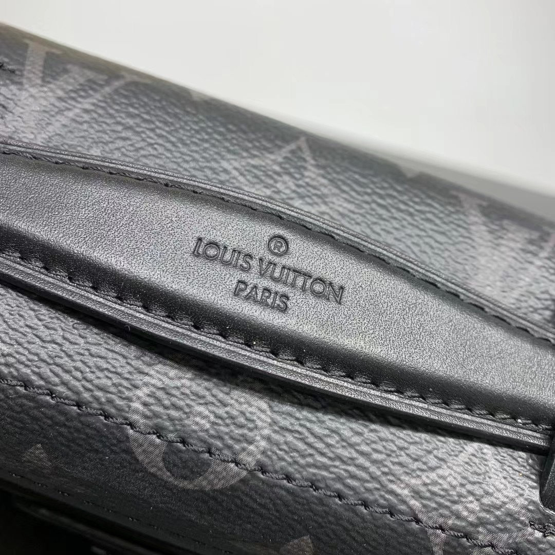 頂級復奢侈品一比一超A貨lv路易威登帆布手提包單肩包 黑色