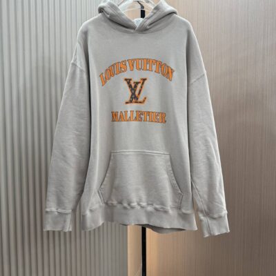 路易威登一比一復刻奢侈品純棉男女同款衣服運動衫連帽