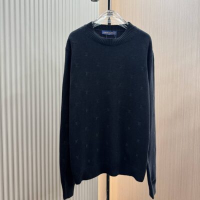路易威登lV刺繡毛衣一比一圓領針織衫