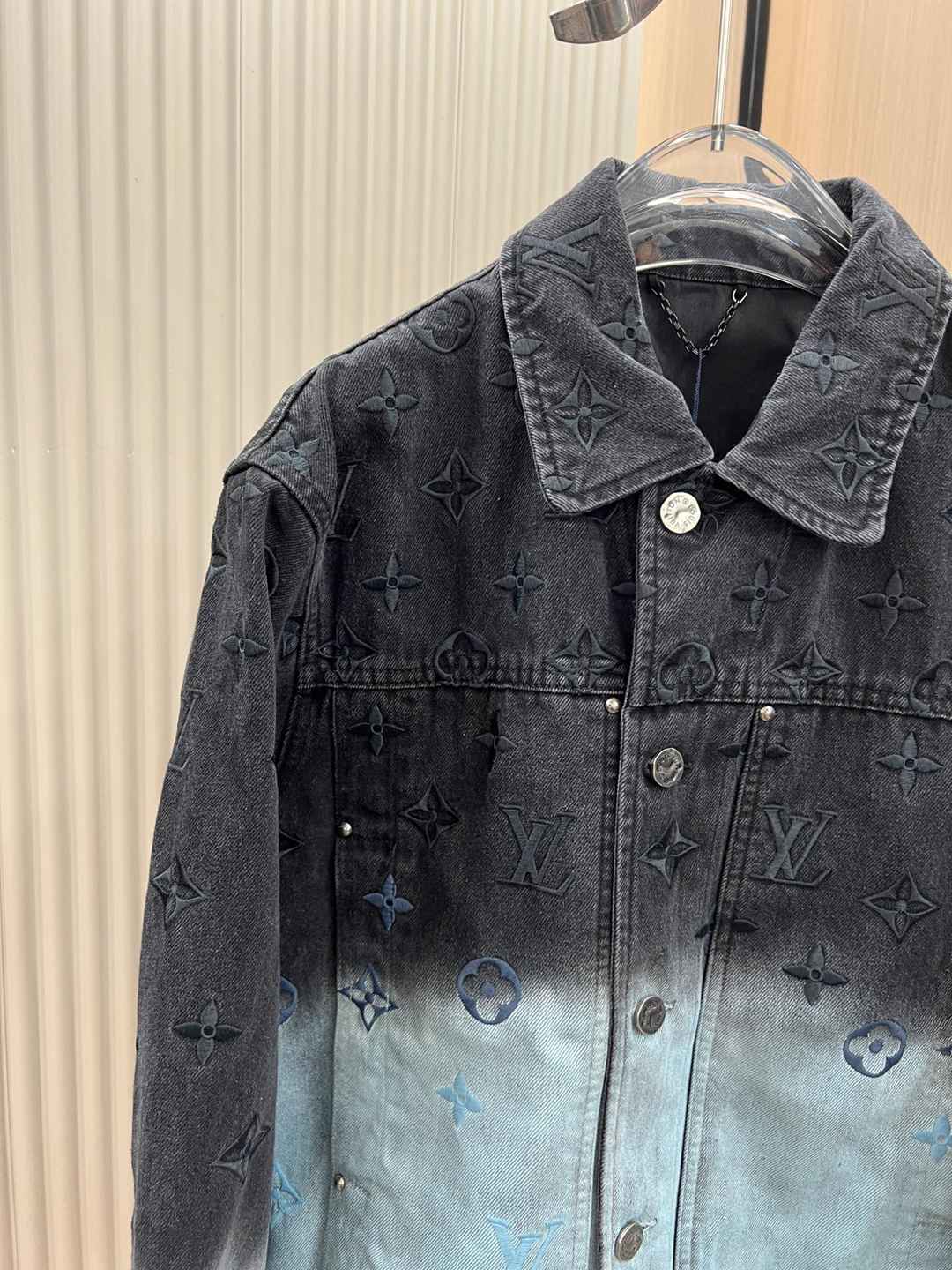 頂級復刻奢侈品原單男裝LV路易威登刺繡夾克保暖外套