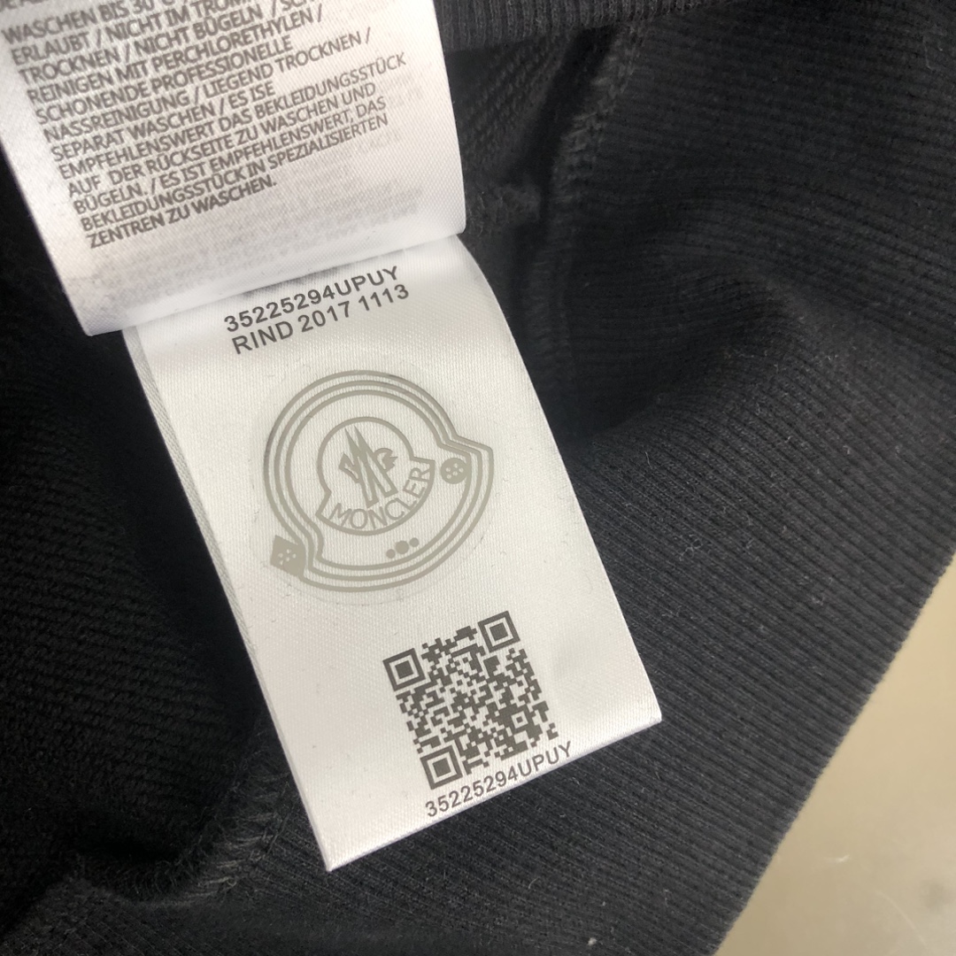 Moncler蒙口一比一復刻純棉套頭長袖衛衣T恤