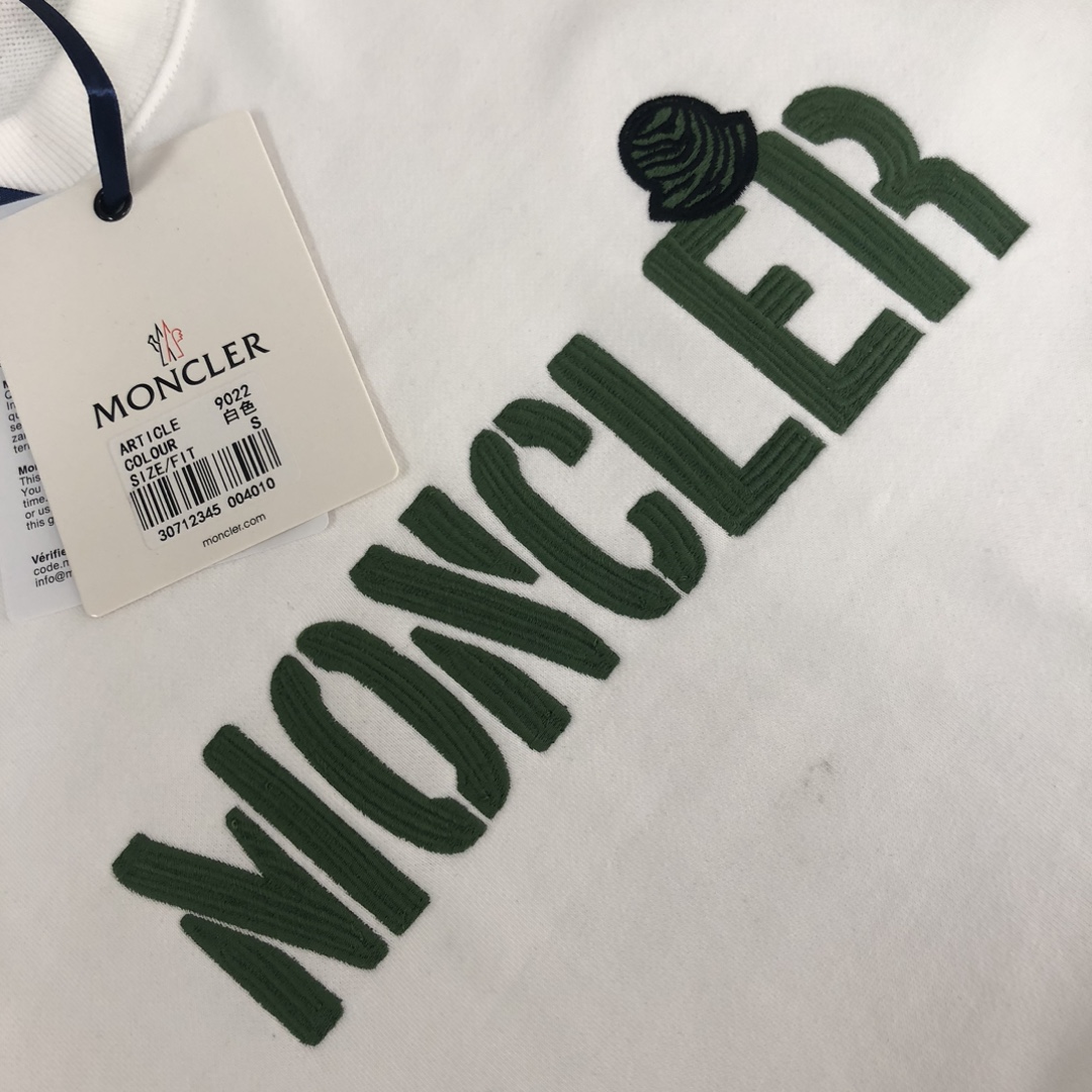 頂級高仿Moncler蒙口印花套頭純棉男裝長袖衛衣T恤