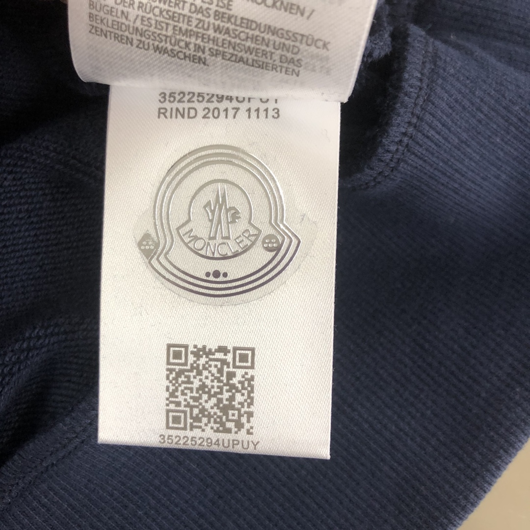 Moncler高仿新品休閒運動衫純棉長袖T恤