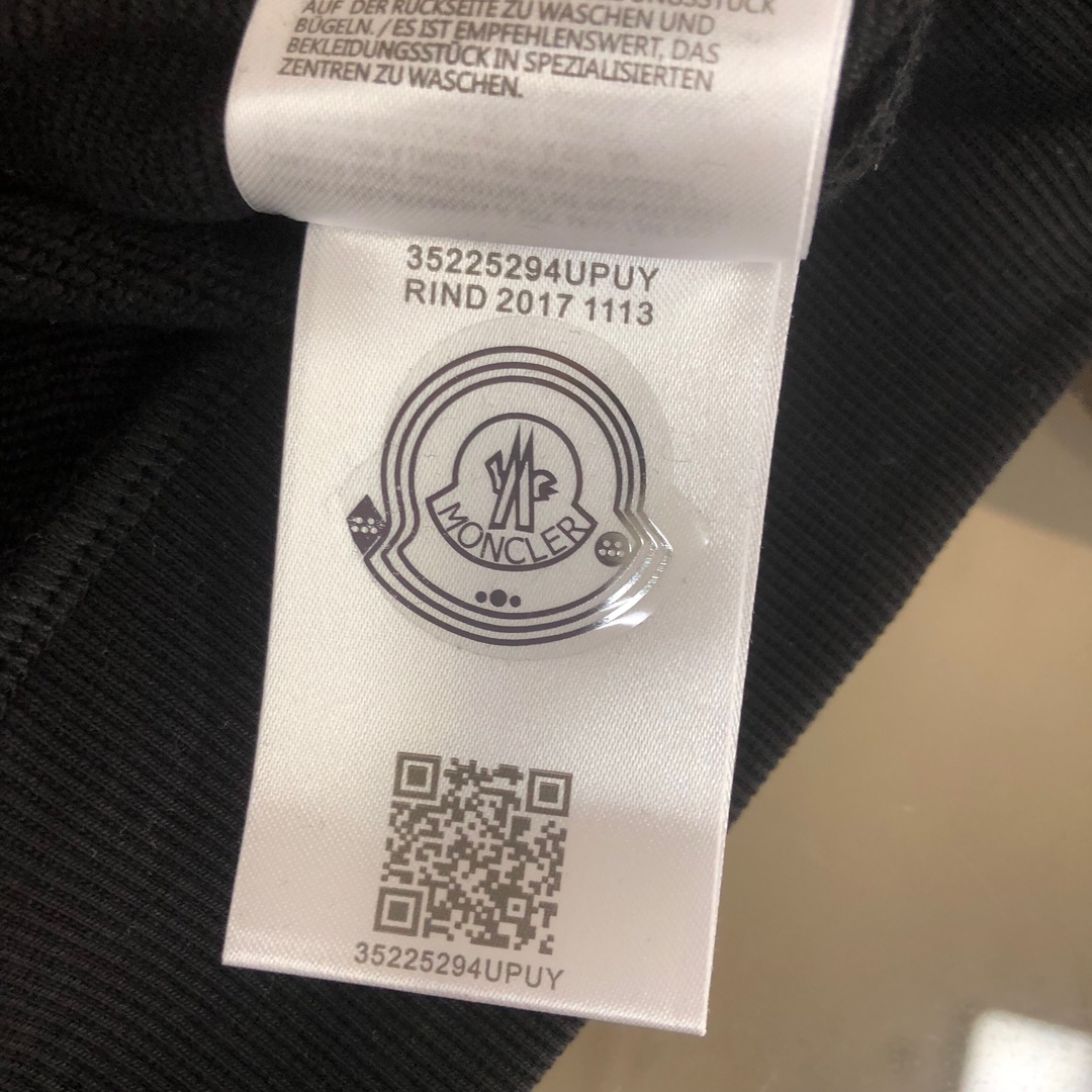Moncler頂級一比一蒙口運動休閒衫長袖T恤衛衣純棉