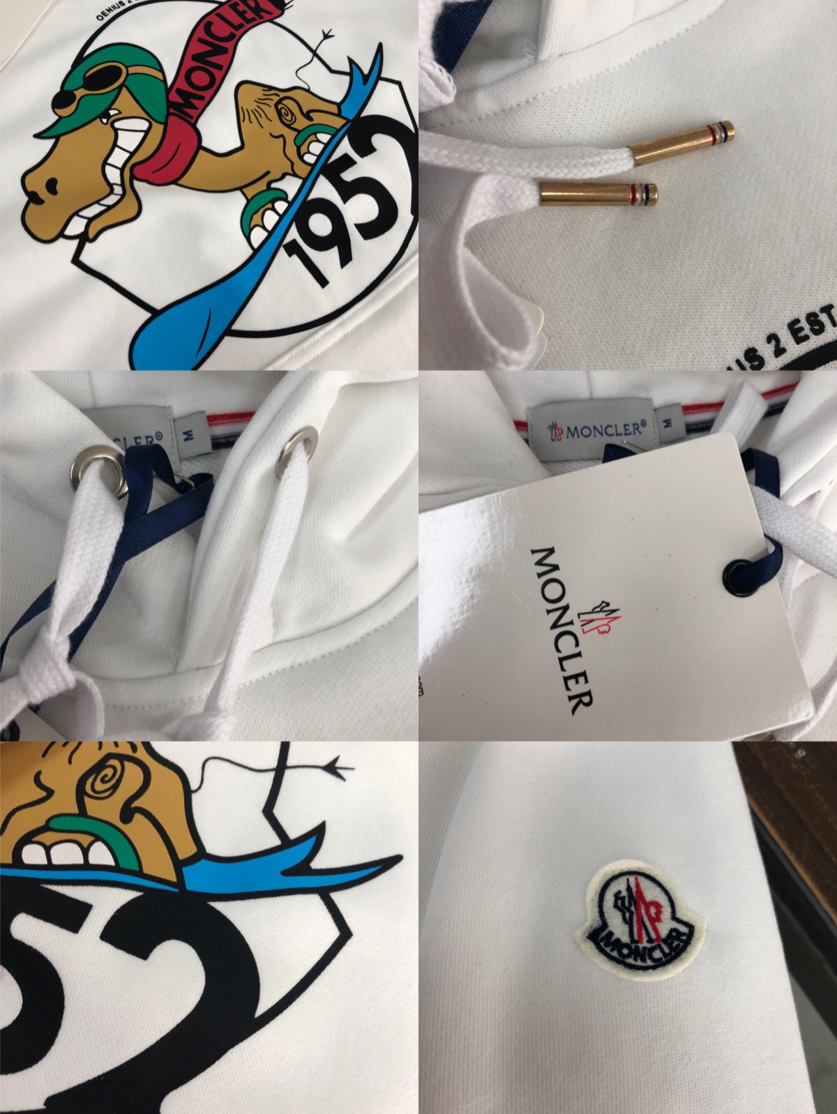 精緻logo新品Moncler蒙口新款休閒套頭衛衣 連帽運動衫
