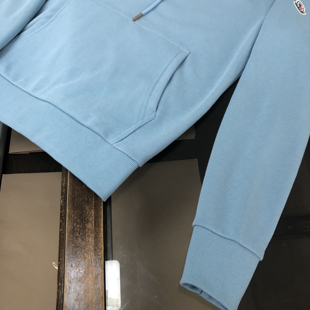 Moncler蒙口頂級奢侈品專櫃同步男裝套頭連帽衛衣