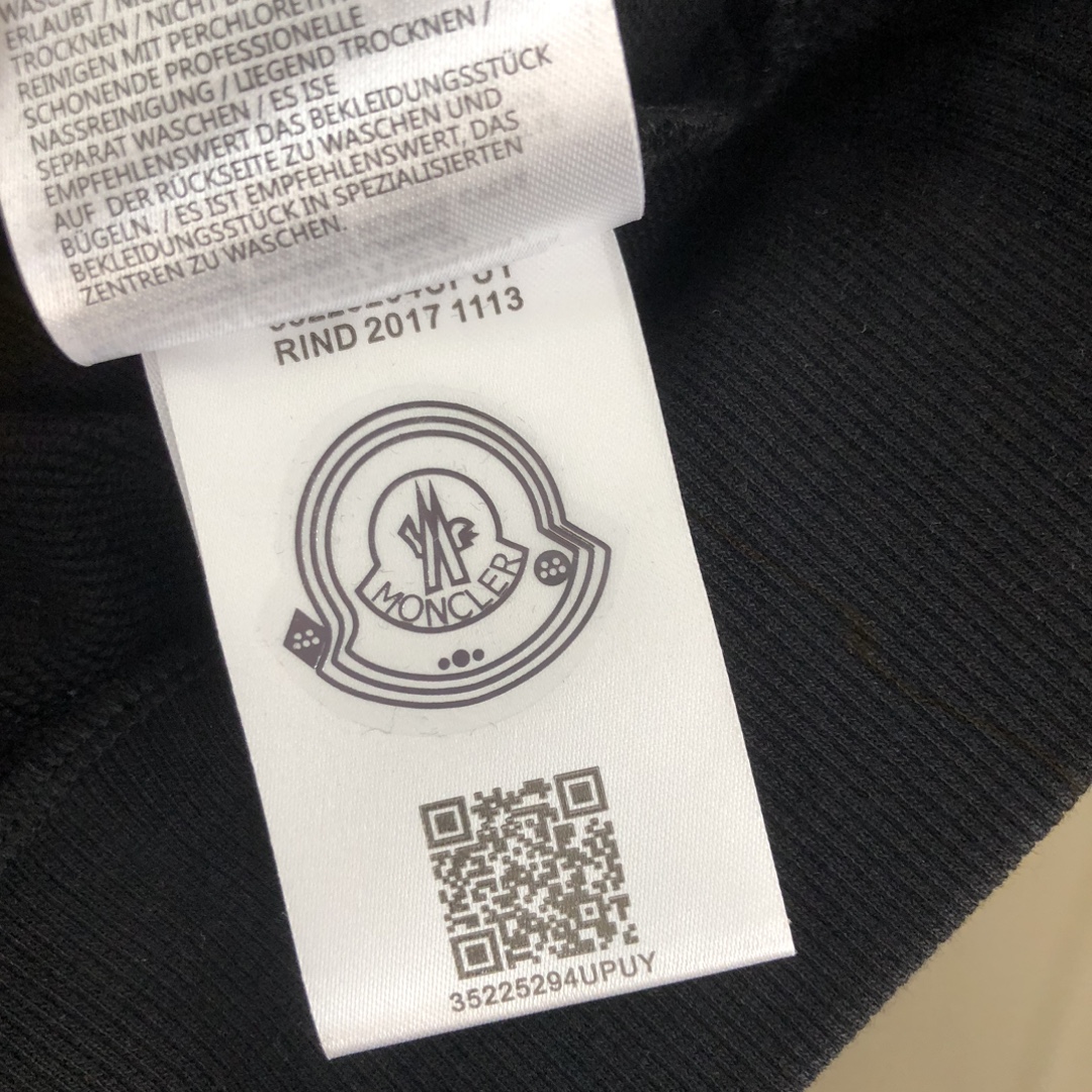 Moncler蒙口頂級A貨純棉時尚圓領套頭運動衫