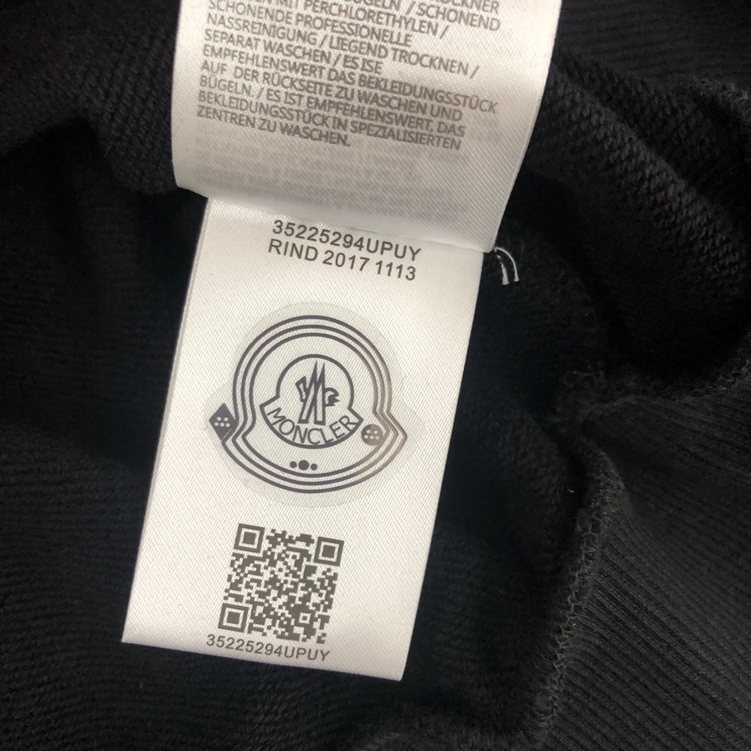 Moncler蒙口頂級A貨時尚運動衫 黑色