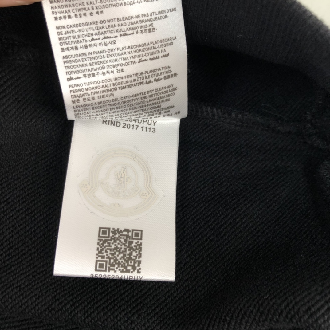 Moncler蒙口頂級奢侈品時尚圓領套頭衛衣