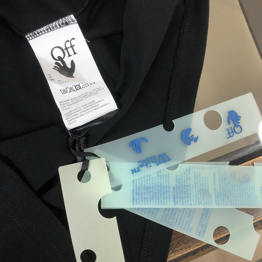 offwhite奢侈品logo原單品質男士衣服短袖T恤純棉