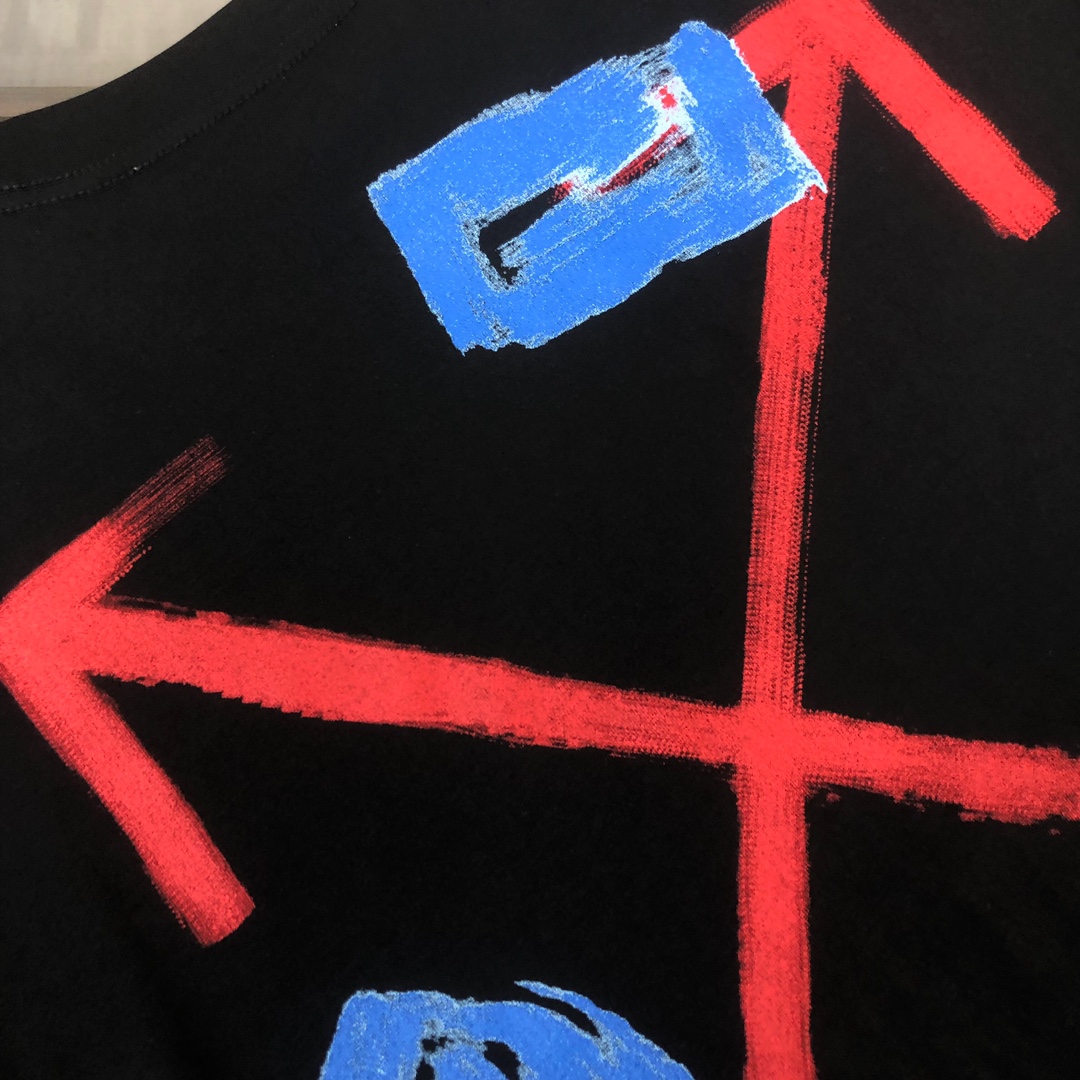 offwhite奢侈品logo原單品質男士衣服短袖T恤純棉