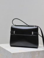 高仿YSL聖羅蘭包包 Manhattan BOX SAINT LAURENT mini 腋下斜挎包 黑色