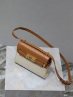 高仿YSL聖羅蘭包包 Manhattan BOX SAINT LAURENT mini 腋下斜挎包 棉麻