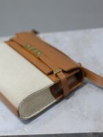 高仿YSL聖羅蘭包包 Manhattan BOX SAINT LAURENT mini 腋下斜挎包 棉麻