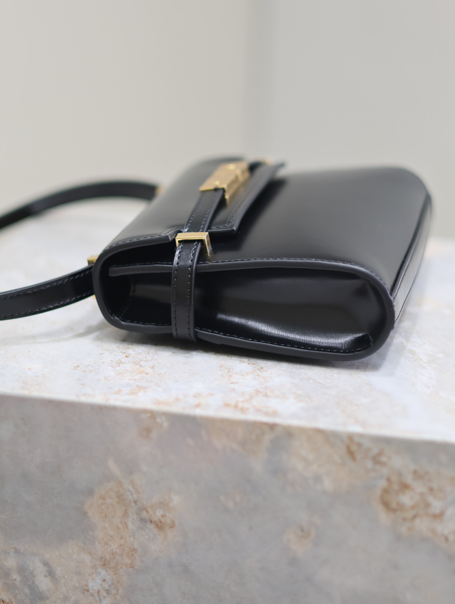 高仿YSL聖羅蘭包包 Manhattan BOX SAINT LAURENT mini 黑金
