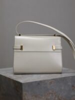 高仿YSL聖羅蘭包包 Manhattan BOX SAINT LAURENT mini 白色金扣