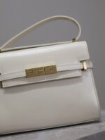 高仿YSL聖羅蘭包包 Manhattan BOX SAINT LAURENT mini 白色金扣