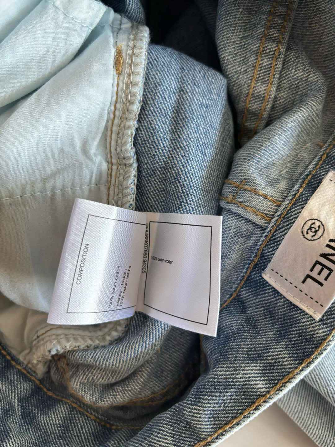 CHANEL一比一超A貨女裝直筒牛仔褲