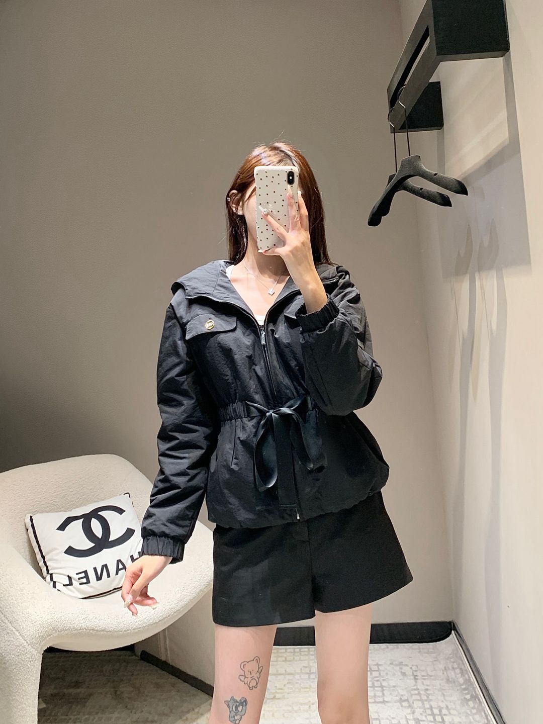 CHANEL頂級超A貨女裝連帽派克外套時尚女裝