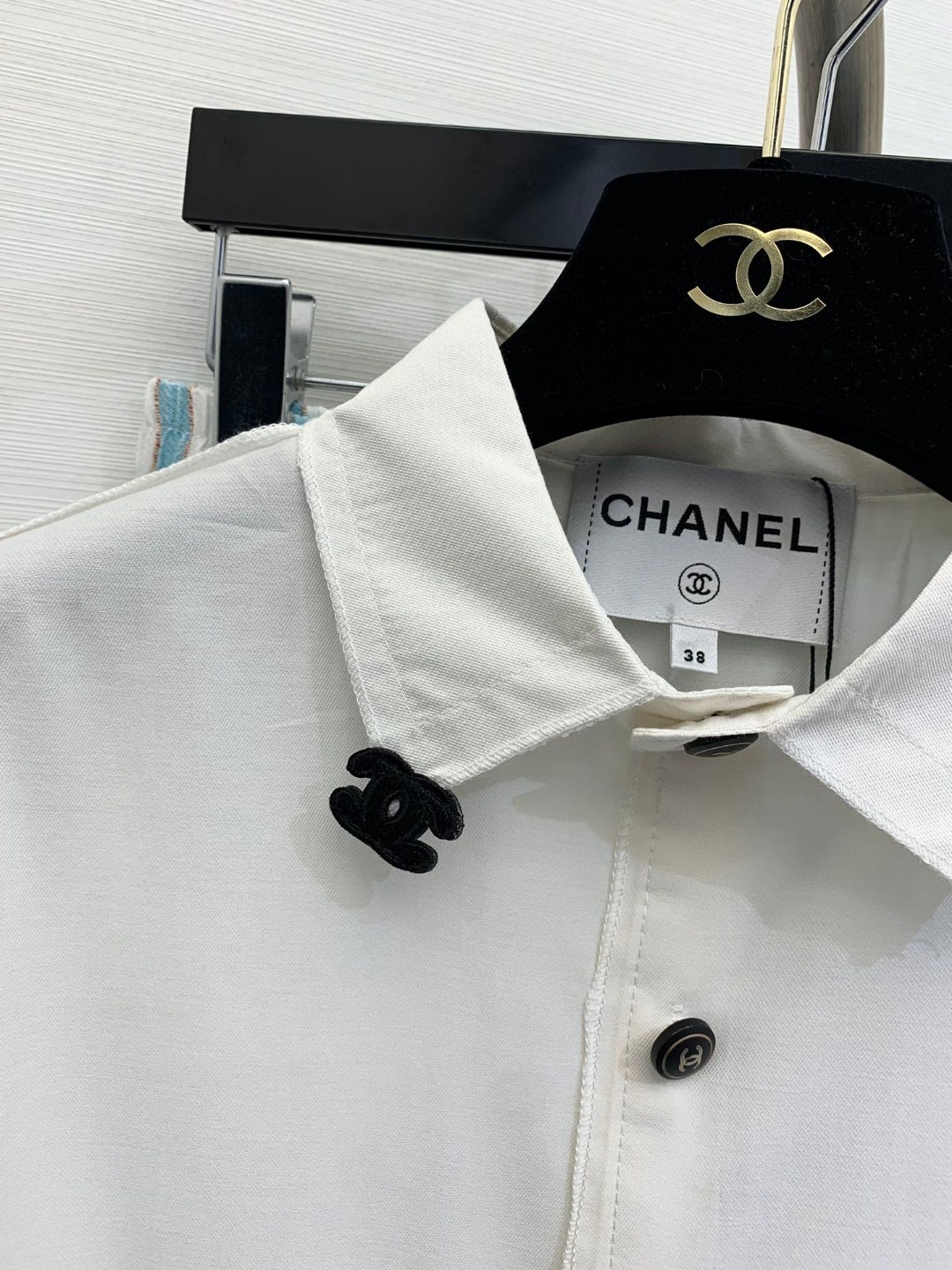 中古風高仿復刻CHANEL香奈兒天絲長袖襯衣女裝衣服