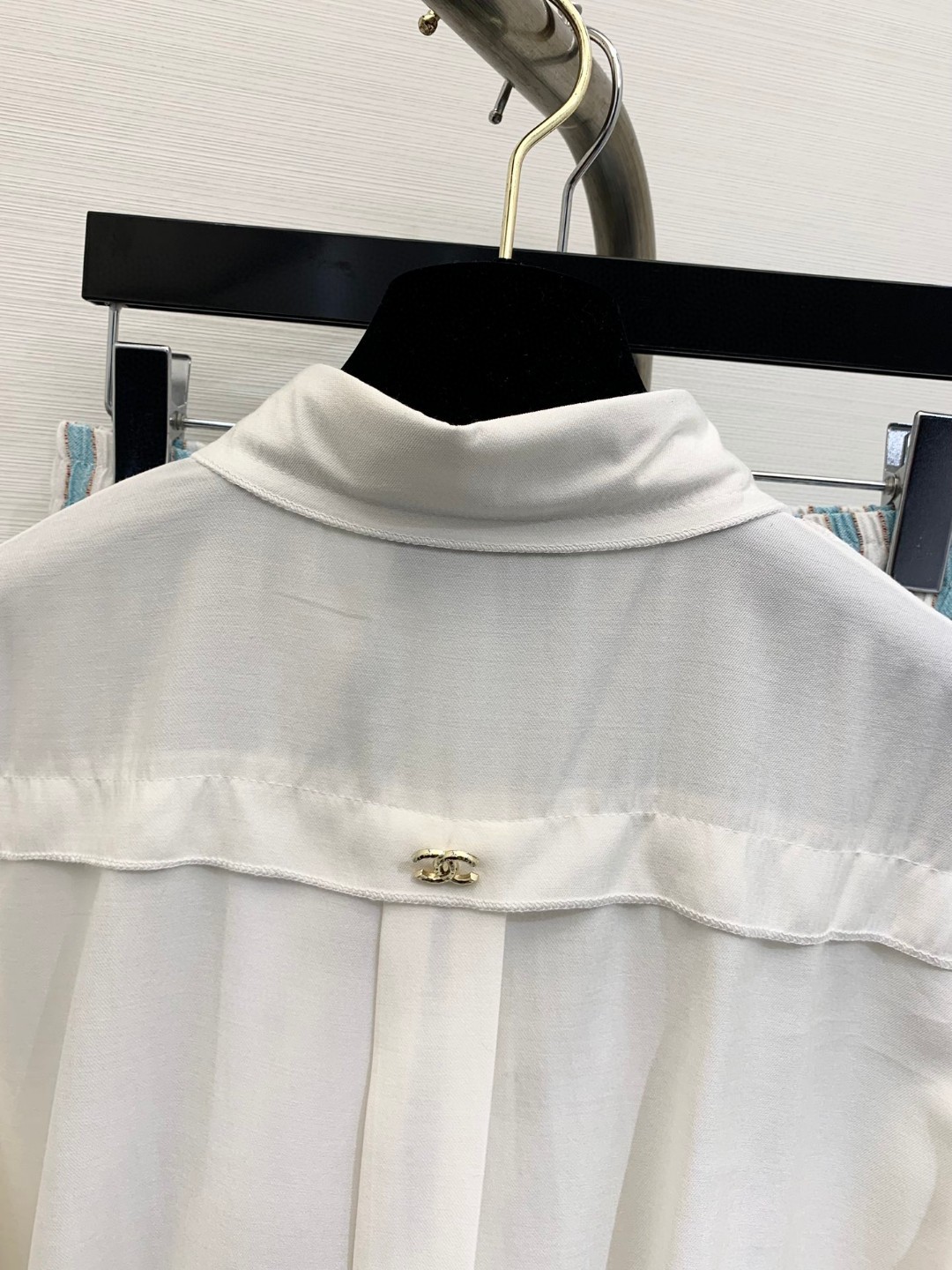 中古風高仿復刻CHANEL香奈兒天絲長袖襯衣女裝衣服