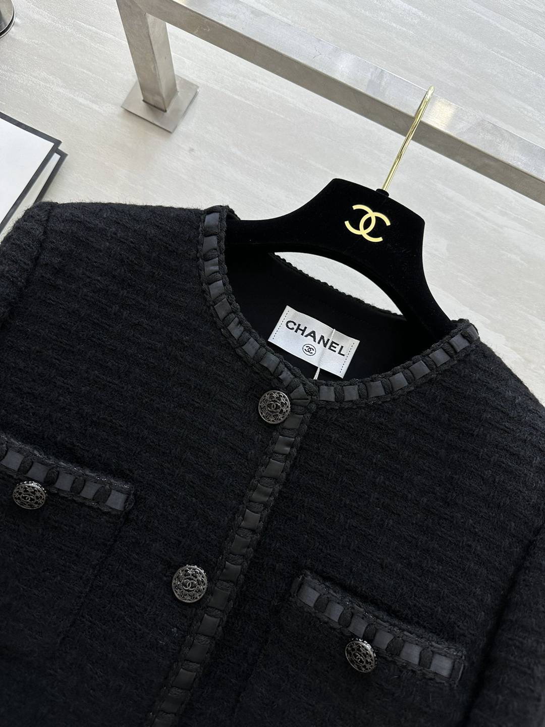 頂級A貨CHANEL香奈兒原單羊毛面料女裝外套時尚高端款