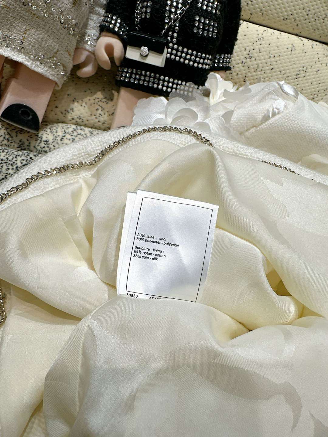 一比一復刻原單CHANEL定制高端面料 立體花朵女士小外套精緻耐看