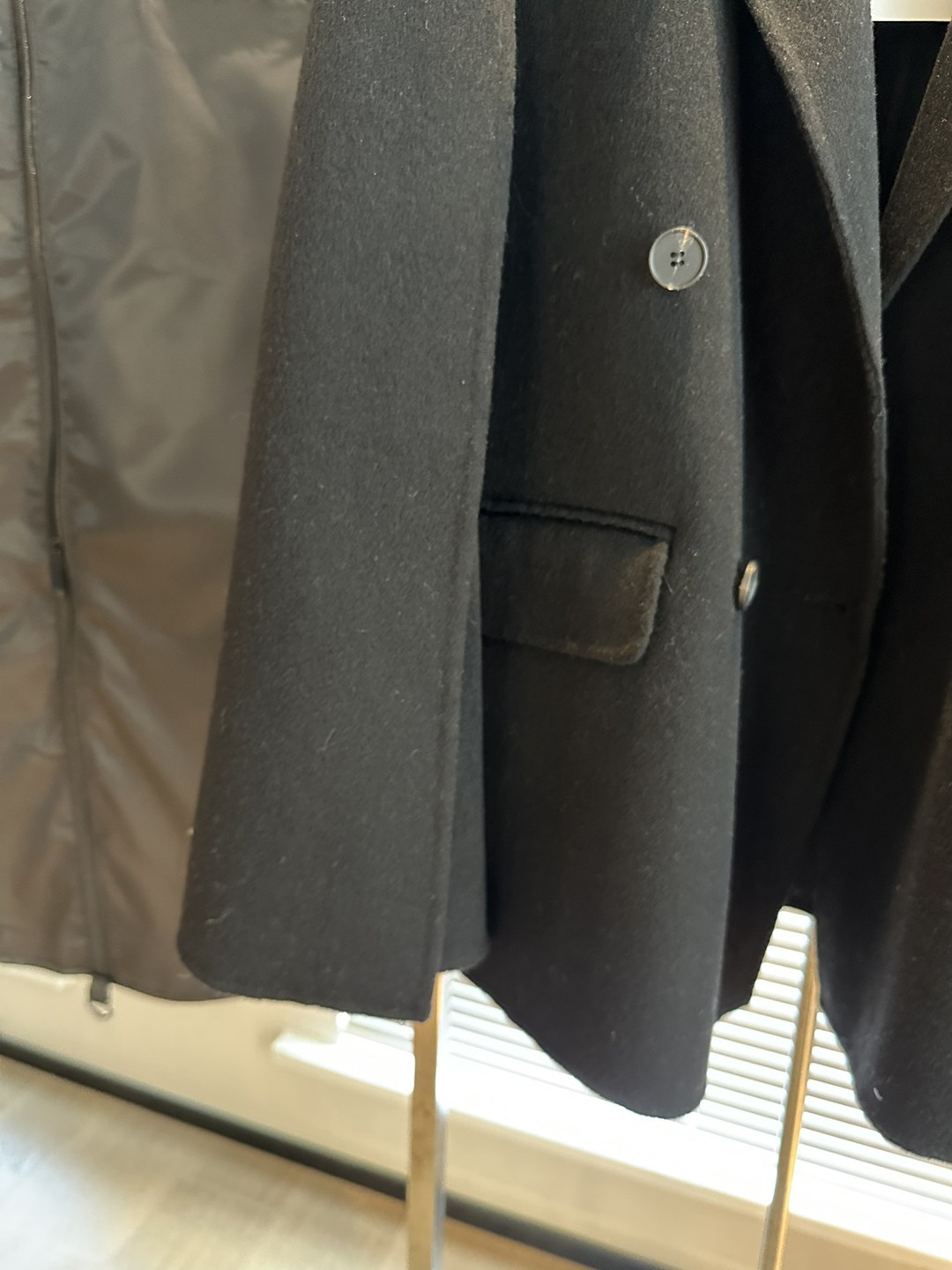 CHANEL高仿羊毛西服高端斗篷大衣女士的最愛 黑色外套