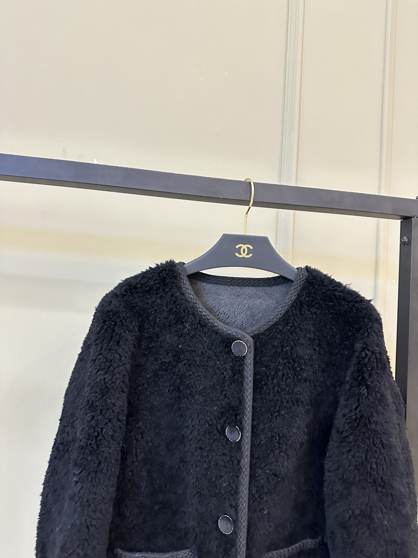 高仿香奈兒CHANEL2024秋冬新款簡約高級百分百羊毛外套