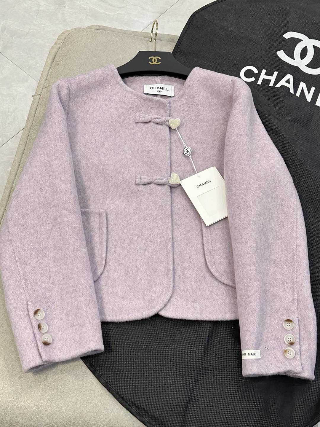 CHANEL一比一原單復刻針織圓領開衫小外套