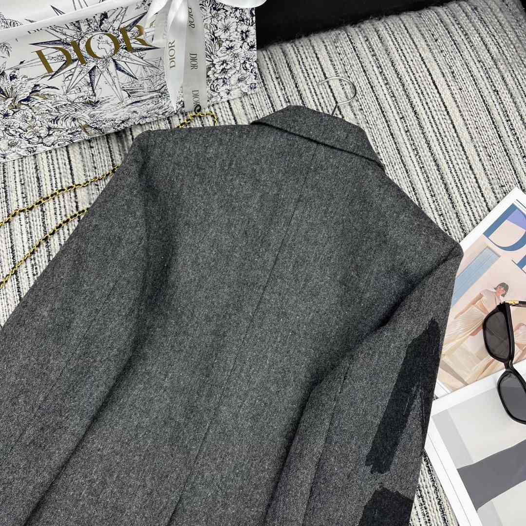 強烈推薦DIOR迪奧2024女裝時尚刺繡高仿西裝外套