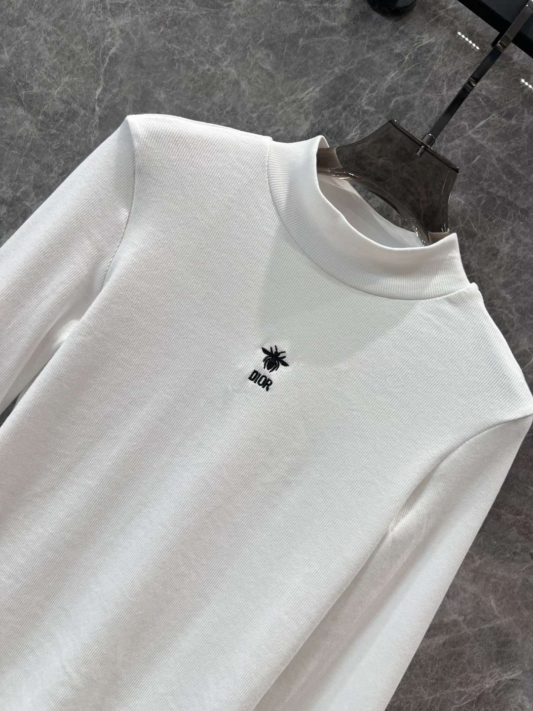 DIOR2024FW早秋新款小立領長袖打底衫搞女裝衣服