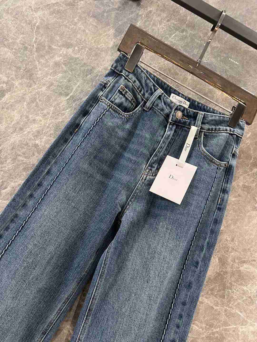 頂級復刻A貨DIOR迪奧簡約女款時尚彈力女款牛仔褲